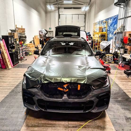Vehicle paint protection film installation